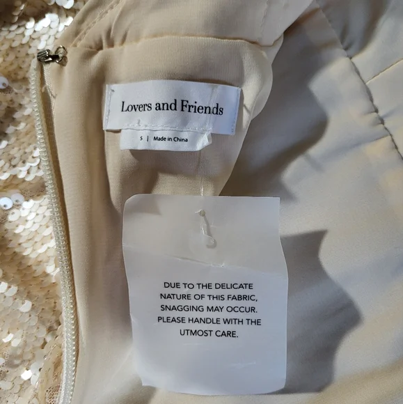 Lovers and friends X Rachel Lilium Gown Maxi Dress Size Small